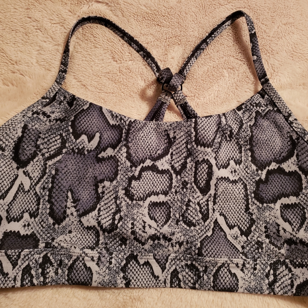 Snake skin bralette